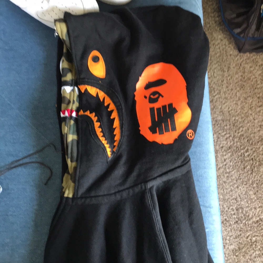 Undefeated Bape Zip Up Hoodie
